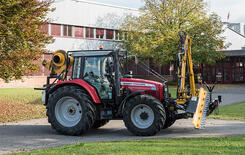 Wurzelstockfräse Mercedes Unimog
